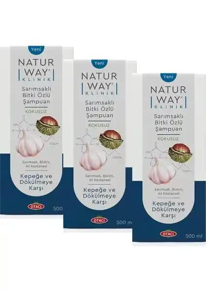 Otacı Naturway Klinik Sarımsaklı Şampuan ile Saç Dökülmesine Karşı Doğal ve Güçlendirici Çözüm