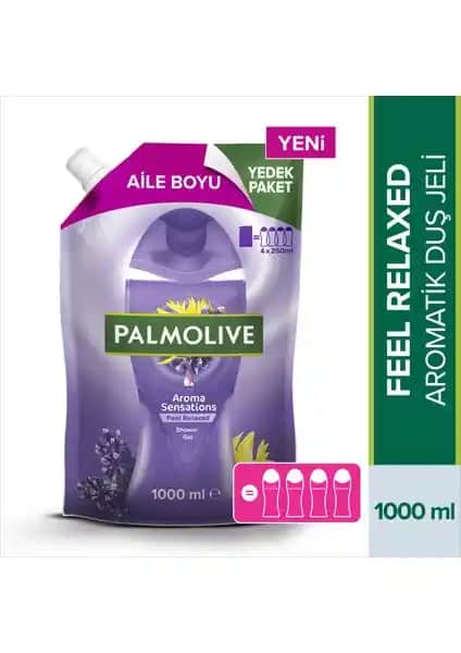 Palmolive Aroma Sensations Feel Relaxed Aromatik Duş Jeli: Doğal ve Rahatlatıcı Temizlik Deneyimi