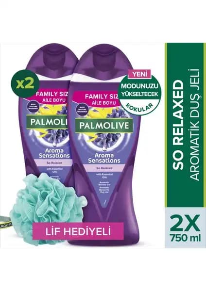 Palmolive Aroma Sensations So Relaxed Doğal Duş Jeli ile Rahatlatıcı ve Güzel Kokulu Bir Temizlik Deneyimi