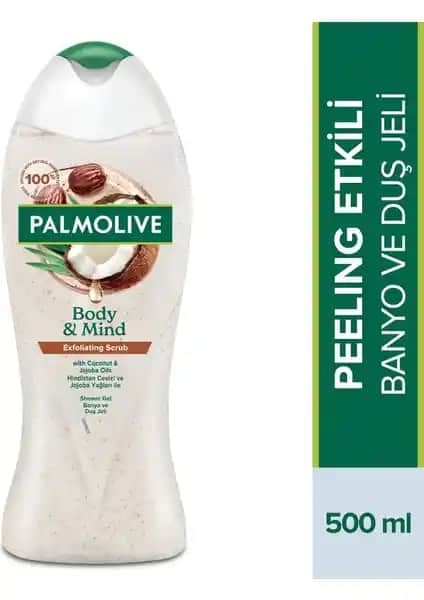 Palmolive Body & Mind Hindistan Cevizi ve Jojoba Yağları Peeling Etkili Duş Jeli Özellikleri ve Faydaları