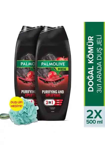 Palmolive Men Purifying & Uplifting Doğal Kömür Erkek ve Kadın İçin Çok Yönlü Duş Jeli Özellikleri ve Kullanımı