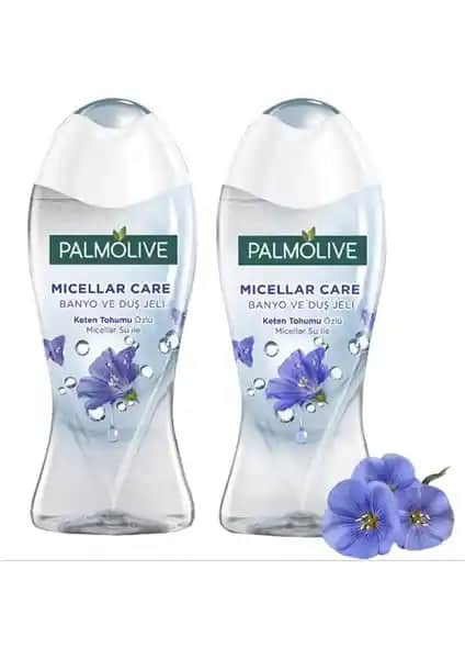 Palmolive Micellar Care Keten Tohumu Özlü Banyo ve Duş Jeli Doğal Temizlik ve Bakım