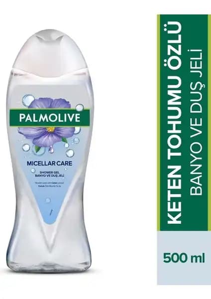 Palmolive Micellar Care Pamuk Özlü Duş Jeli Doğal Temizlik ve Nemlendirme Özellikleri