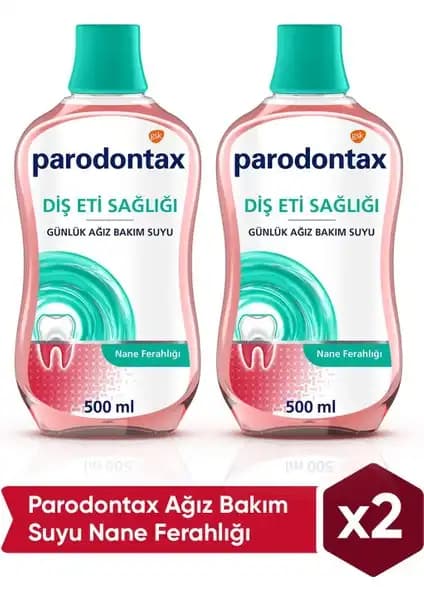 Parodontax Ağız Bakım Suyu Nane Ferahlığı: Diş Eti Sağlığını Destekleyen Etkili Çözüm