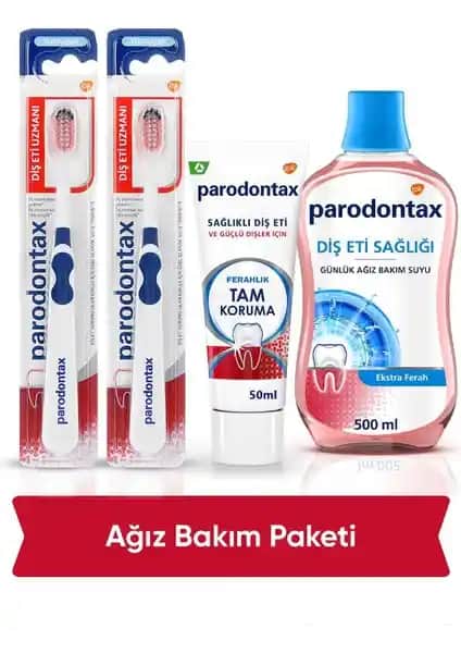 Parodontax Komple Ağız Bakım Seti ile Güçlü ve Sağlıklı Dişler İçin Uygun Çözüm
