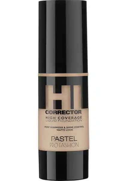 Pastel Hı Corrector High Coverage Fondöten 402: Yüksek Kapatıcılık ve Doğal Mat Görünüm