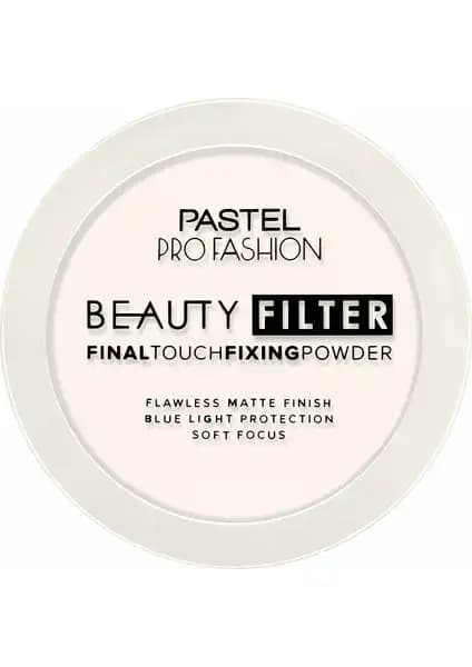 Pastel Profashion Beauty Filter Final Touch Fixing Powder ile makyajda kalıcılık ve pürüzsüzlük sağlama