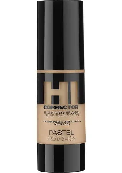 Pastel Profashion Hı Corrector Yüksek Kapasiteli Sıvı Fondöten Günlük Kullanım İçin Uygun