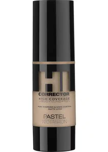 Pastel Profashion Hı Corrector Yüksek Kapatıcılı Liquid Fondöten Günlük ve Profesyonel Kullanım İçin