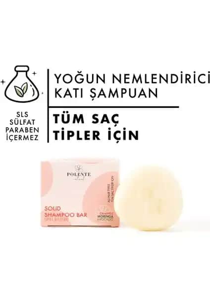Polente Natural Yoğun Nemlendirici Katı Şampuan Saçlara Doğal ve Sağlıklı Bakım Sunar