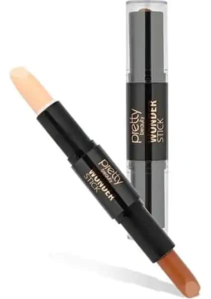 Pretty Beauty Çift Taraflı Kontür Wonder Stick ile Doğal ve Pratik Makyaj Deneyimi