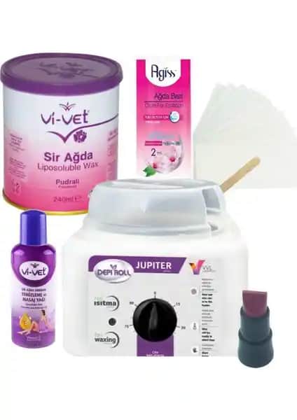 Profesyonel Vi-Vet Pudralı Konserve Sir Ağda Seti Geniş Kullanım Alanları ile Güvenli ve Etkili