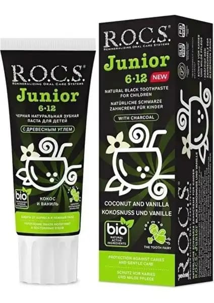 R.O.C.S. Junior Bitki İçerikli 6-12 Yaş Florürsüz Diş Macunu ve Özellikleri
