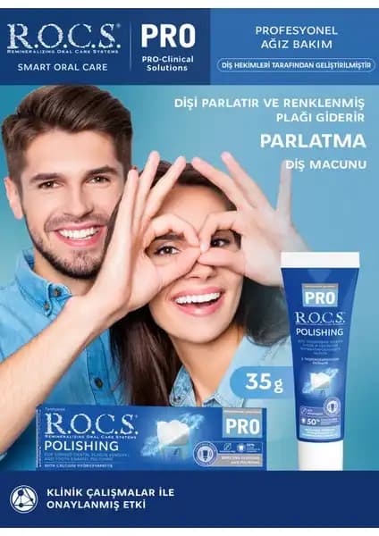R.O.C.S. Pro Diş Parlatma Macunu: Beyazlık ve Parlaklık Sağlayan Yenilikçi Ürün