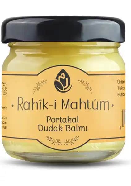 Rahik-i Mahtum Portakal Dudak Balmı: Doğal İçeriklerle Nemlendirici ve Parlak Dudak Bakımı