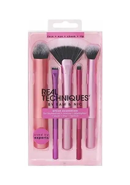 Real Techniques Artist Essentials Makyaj Fırça Seti Profesyonel Sonuçlar İçin Çok Amaçlı Koleksiyon