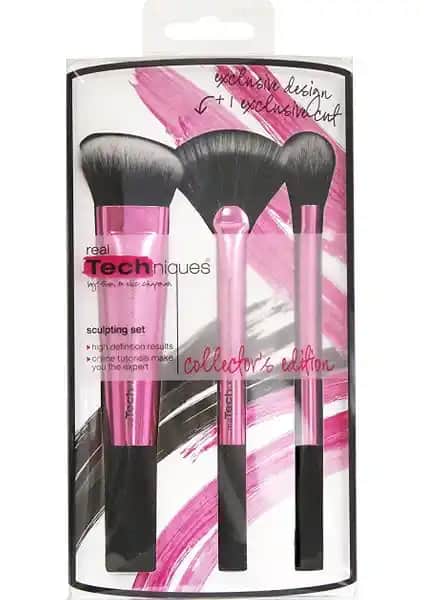 Real Techniques Sculpting Set: Profesyonel Makyaj Uygulaması İçin Kaliteli Fırça Seti