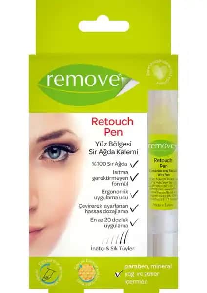 Remove Retouch Pen 4 ml: Yüz ve Kaşlar İçin Yenilikçi Tüy Giderici Çözüm