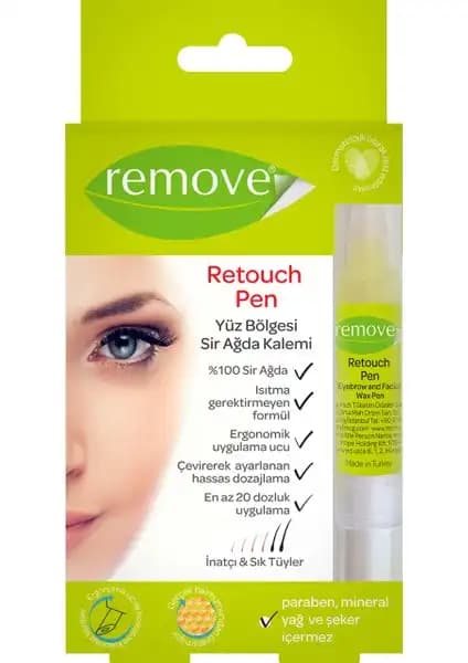 Remove Retouch Pen 4 ml: Yüz ve Kaşlar İçin Yenilikçi Tüy Giderici Çözüm
