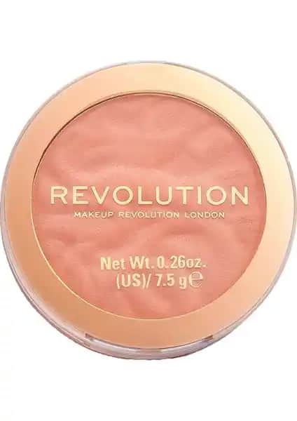 Revolution Reloaded Blush Peach Bliss Doğal ve Kalıcı Yanak Rengi Deneyimi
