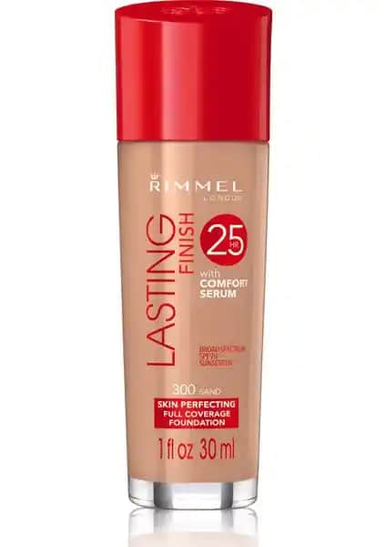 Rimmel London Lasting Finish Fondöten 300 Sand: Uzun Süre Dayanıklı ve Doğal Görünüm Sağlayan Makaj Temeli