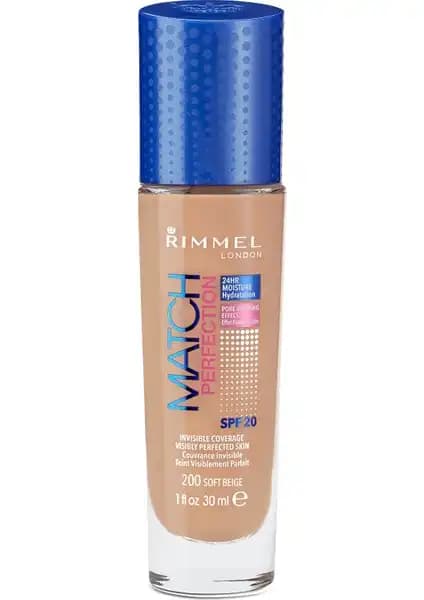 Rimmel London Match Perfection Fondöten ile Doğal ve Kusursuz Cilt Görünümü Sağlama