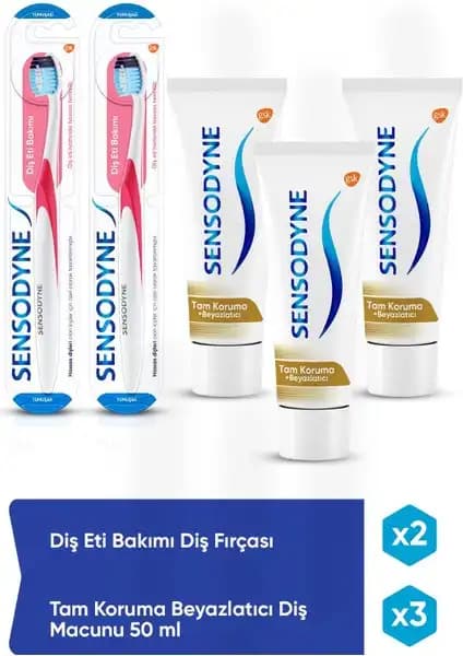 Sensodyne Diş Macunu ve Bakım Seti: Hassas Dişler İçin Güçlü ve Güvenilir Ağız Bakımı Çözümü