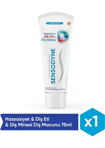 Sensodyne Hassasiyet ve Diş Eti Koruyucu Diş Macunu Günlük Ağız Bakımı İçin Güvenilir Çözüm