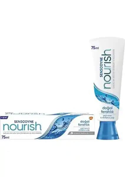 Sensodyne Nourish Doğal Ferahlık 75 ml Hassas Dişler ve Diş Eti Sağlığı İçin Güvenilir