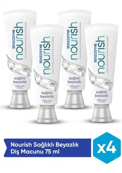 Sensodyne Nourish Sağlıklı Beyazlık Diş Macunu: Hassas Dişler İçin Güvenilir Temizlik ve Beyazlatma Çözümü