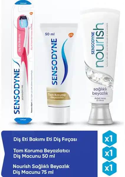 Sensodyne Nourish ve Tam Koruma Diş Macunu ile Günlük Ağız Bakım Rutini