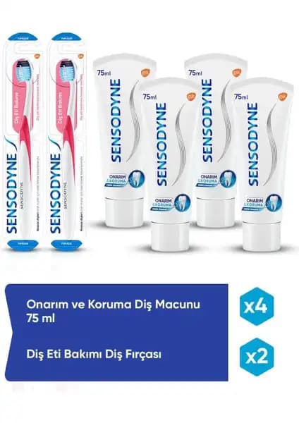 Sensodyne Onarım ve Koruma Hassasiyet Diş Macunu ve Diş Eti Fırçası Seti Ürün İncelemesi