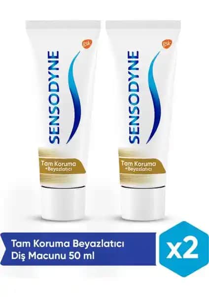Sensodyne Tam Koruma Beyazlatıcı Diş Macunu: Hassas ve Parlak Gülüşler İçin Güvenilir Seçenek