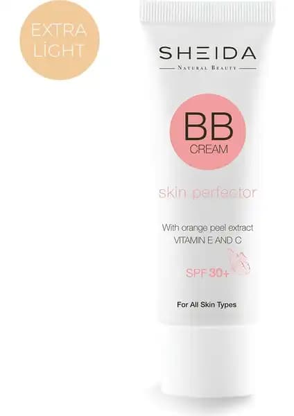 Sheida BB Krem Extra Light ile doğal ve kusursuz cilt görünümü sağlayan günlük makyaj ürünü
