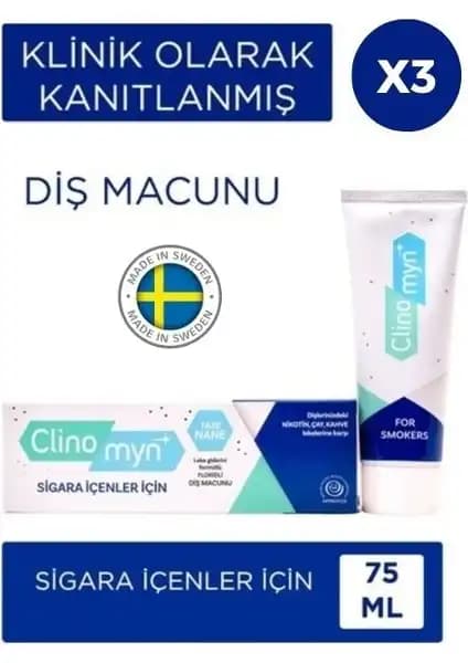 Sigara Kullanıcıları İçin Klinik Onaylı Diş Beyazlatan ve Koruyan Diş Macunu