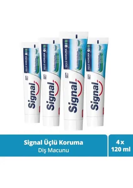Signal Diş Macunu Üçlü Koruma ile Günlük Ağız Sağlığı Bakımı
