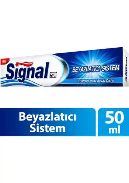 Signal Sistem Diş Macunu: Beyazlatıcı ve Ferahlatıcı Özellikleriyle Günlük Kullanım İçin Uygun