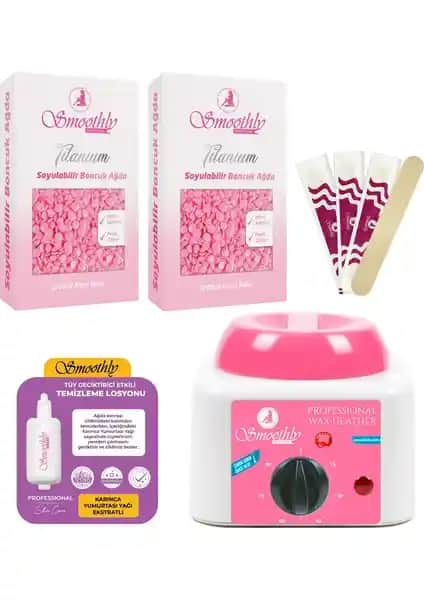 Smoothly Soyulabilen Boncuk Ağda Seti Profesyonel ve Ev Kullanımı İçin Uygun