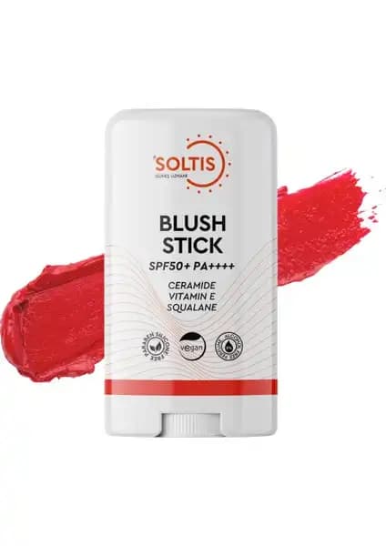 Soltis Nemlendirici Stick Allık SPF50+ 01 Doğal ve Kalıcı Renkler Sunan Pratik Makyaj Ürünü