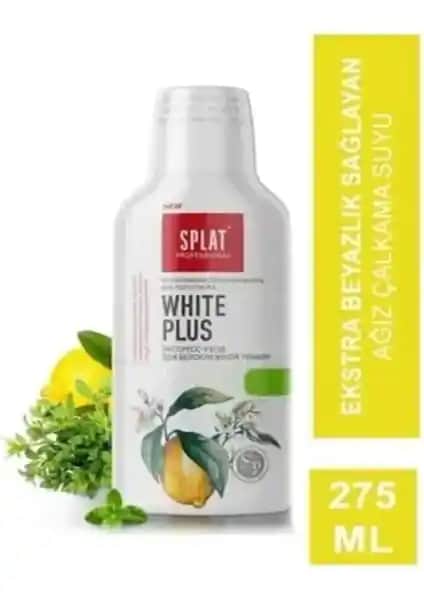 SPLAT White Plus Ağız Bakım Suyu ile Sağlıklı ve Parlak Gülümseme Yaratın