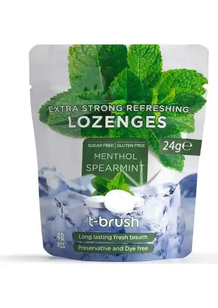 T-Brush Mentol ve Nane Aromalı Ağız Pastili Ağız Kokusu Önleyici ve Ferahlatıcı Ürün