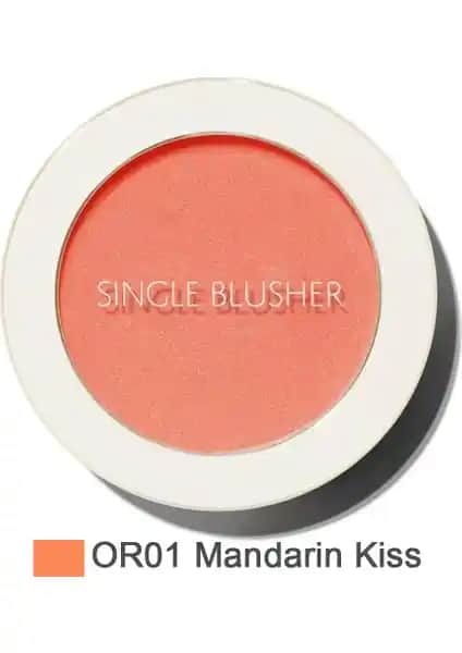 The Saem Single Blusher Mandarine Kiss ile doğal ve canlı makyajın püf noktaları