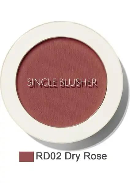 The Saem Tekli Allık Dry Rose Doğal ve Parlak Makyaj İçin Uygun Bir Seçenek