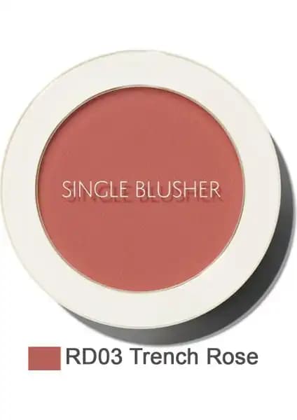The Saem Tekli Allık Trench Rose: Doğal ve Kalıcı Makyaj İçin Uygun Seçenek