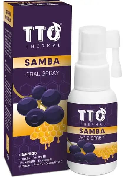 TTO Samba Ağız Spreyi Gün Boyu Ferah Nefes ve Ağız Sağlığını Destekler