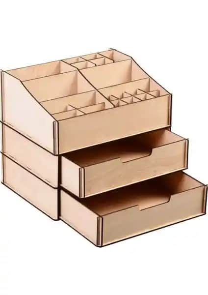 Turuncupanda Makyaj Organizer Düzenleyici: Şık ve Fonksiyonel Makyaj Saklama Çözümü