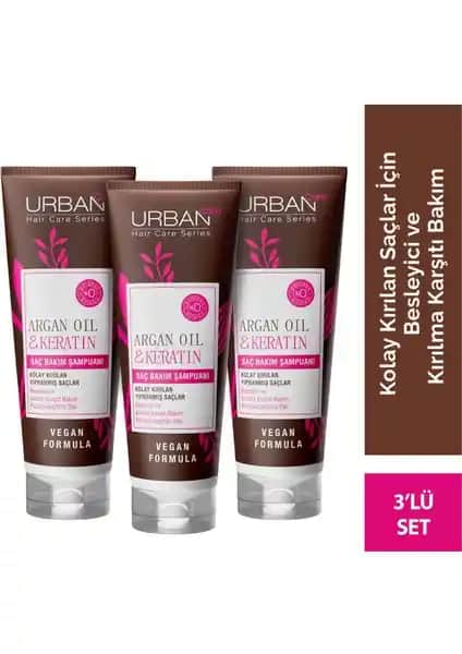 Urban Care Argan Yağı ve Keratin İçeren Şampuan: Yıpranmış ve Kırılan Saçlar İçin Doğal Çözüm