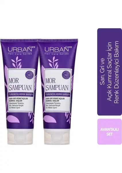 Urban Care Mor Şampuan Avantajlı Set ile Renk Koruma ve Saç Sağlığında Etkili Bakım
