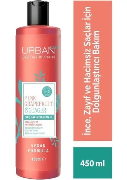 Urban Care Pink Grapefruit ve Zencefil Saç Bakım Şampuanı İncelemesi ve Kullanıcı Yorumları