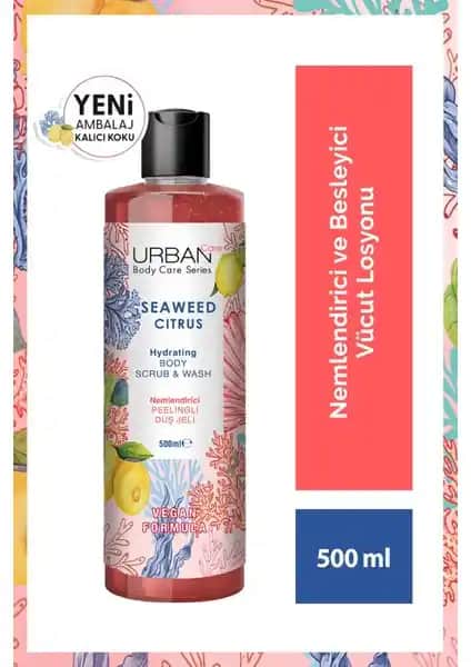 Urban Care Seaweed Citrus Nemlendirici ve Besleyici Duş Jeli 500 ml ile Cildinizi Yenileyin